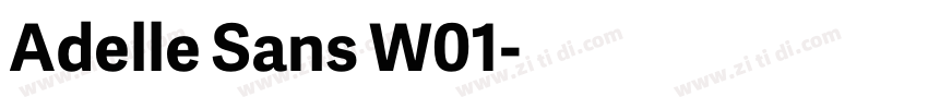 Adelle Sans W01字体转换 Adelle Sans W01字体转换
